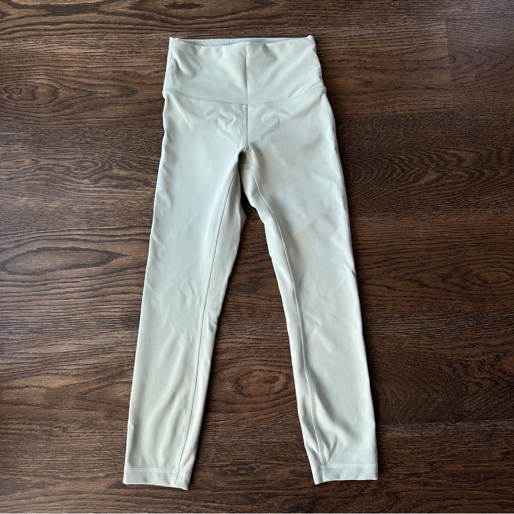 Lululemon Wunder Train High - Rise Crop 23” - Size 4 - Laurel Green - Picture 3 of 7